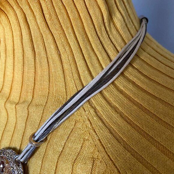 Vintage Unique Funky Gold-tone Necklace with adjus - Picture 3 of 6